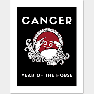 CANCER / Year of the HORSE Posters and Art